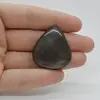 Cabochon Obsidian Silver 35x30x6mm C27