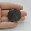 Cabochon Obsidian Silver 35x35x7mm C35