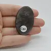Cabochon Obsidian Silver 46x29x6mm C32, imagine 2