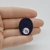 Cabochon Goldstone Albastru 29x22x6mm C96, imagine 2