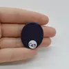 Cabochon Goldstone Albastru 32x27x6mm C69, imagine 2