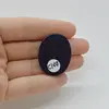 Cabochon Goldstone Albastru 33x26x6mm C107, imagine 2