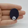 Cabochon Goldstone Albastru 34x26x6mm C73, imagine 2