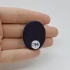 Cabochon Goldstone Albastru 34x27x5mm C94, imagine 2