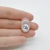 Cabochon Piatra lunii piersica 24x15x7mm C32, imagine 2