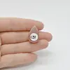 Cabochon Piatra lunii piersica 24x15x8mm C91, imagine 2