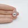 Cabochon Piatra lunii piersica 25x16x9mm C57, imagine 2