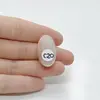 Cabochon Piatra lunii piersica 27x16x9mm C20, imagine 2