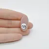 Cabochon Piatra lunii piersica 29x16x7mm C55, imagine 2