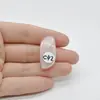 Cabochon Piatra lunii piersica 32x15x7mm C42, imagine 2