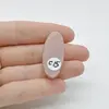 Cabochon Piatra lunii piersica 36x16x8mm C15, imagine 2