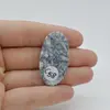 Cabochon Pinolith 38x20x5mm C58, imagine 2