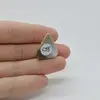 Cabochon Flint Polisat 22x19x5mm C55, imagine 2