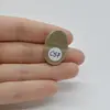 Cabochon Flint Polisat 27x18x6mm C57, imagine 2