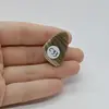 Cabochon Flint Polisat 29x19x7mm C33, imagine 2