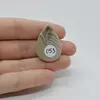 Cabochon Flint Polisat 31x21x5mm C53, imagine 2