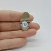 Cabochon Flint Polisat 32x16x6mm C32, imagine 2