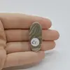 Cabochon Flint Polisat 36x16x6mm C1, imagine 2