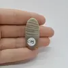 Cabochon Flint Polisat 38x17x6mm C75, imagine 2