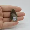 Cabochon Flint Polisat 39x22x6mm C42, imagine 2