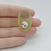 Cabochon Prehnit 35x21x7mm C36, imagine 2