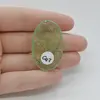 Cabochon Prehnit 39x25x7mm C47, imagine 2