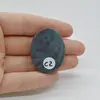 Cabochon Rubin in kianit 38x29x6mm C2, imagine 2