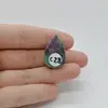 Cabochon Rubin in zoisit 26x16x7mm C28, imagine 2