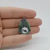 Cabochon Rubin in zoisit 28x20x6mm C46, imagine 2