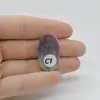 Cabochon Rubin in zoisit 30x17x6mm C1, imagine 2