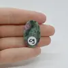 Cabochon Rubin in zoisit 31x19x6mm C9, imagine 2