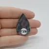 Cabochon Rubin in zoisit 36x23x6mm C24, imagine 2