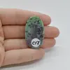 Cabochon Rubin in zoisit 37x22x5mm C17, imagine 2