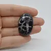 Cabochon Septaria Negru 36x23x6mm C15