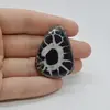 Cabochon Septaria Negru 40x30x5mm C2