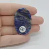 Cabochon Sodalit 43x28x5mm C61, imagine 2