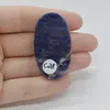 Cabochon Sodalit 47x26x6mm C28, imagine 2