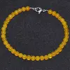 Bratara agat galben 4mm