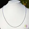 Colier calcedonie discuri 3mm si argint 925