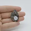 Cabochon Agat Turitela 34x23x4mm C2, imagine 2
