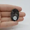 Cabochon Agat Turitela 34x23x6mm C35, imagine 2