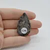 Cabochon Agat Turitela 40x23x6mm C79, imagine 2