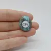 Cabochon Turcoaz Iranian 24x20x10mm C84, imagine 2