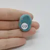 Cabochon Turcoaz Iranian 27x21x9mm C17, imagine 2