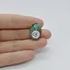 Cabochon Turcoaz Tibetan 22x15x5mm C5, imagine 2