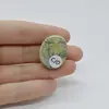 Cabochon Turcoaz Tibetan 26x22x9mm C10, imagine 2