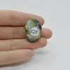 Cabochon Turcoaz Tibetan 28x20x8mm C22, imagine 2