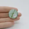 Cabochon Turcoaz Tibetan 28x28x10mm C7, imagine 2