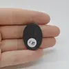 Cabochon Turmalina Negra 30x22x6mm C16, imagine 2