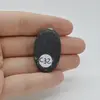 Cabochon Turmalina Negra 34x21x7mm C32, imagine 2